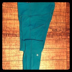 Lululemon Fast and Free Crop II “25 Size 4